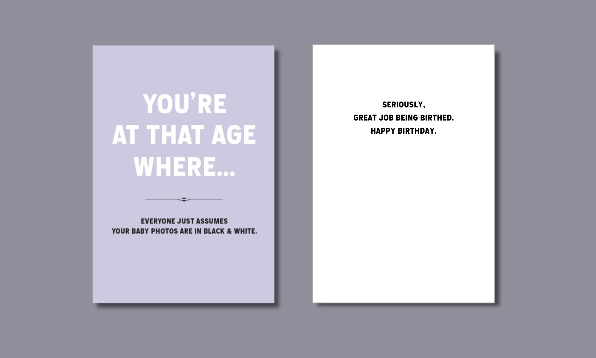 Bald Guy Greetings - Venta al por mayor Tarjetas de cumpleaños - C-009 – Tarjeta de Cumpleaños Divertida – Edad/fotos de bebé1