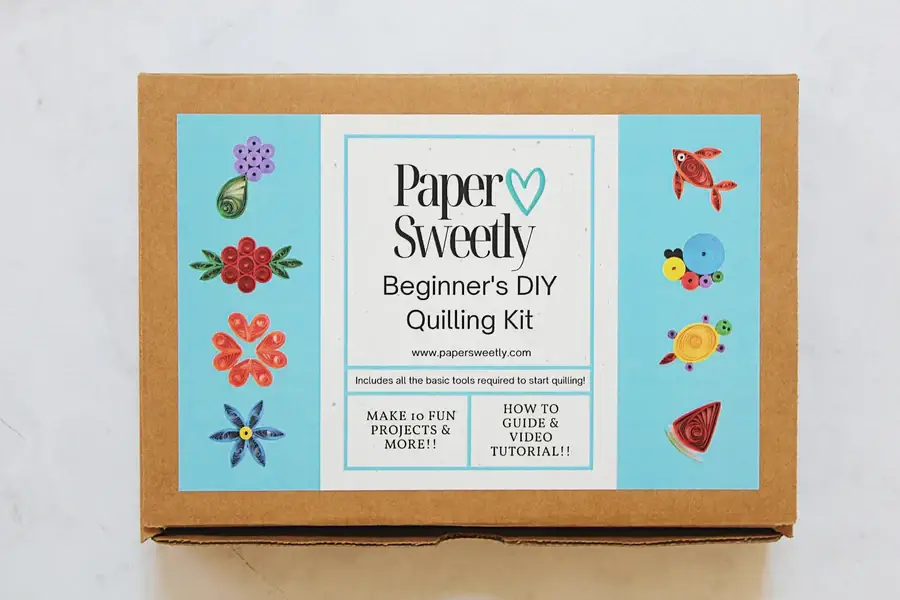 Paper Sweetly - Wholesale DIY craft kit - Quilling Craft Kit – Learn Paper Art for Beginners0