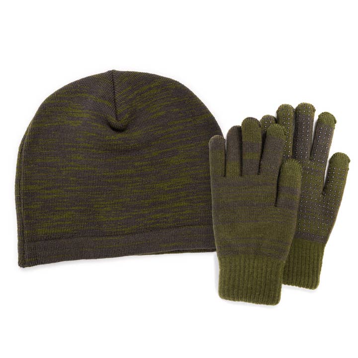 Muk Luks - Wholesale Beanie - Men's - Quietwear Men's Heat Retainer Beanie and Glove Set4