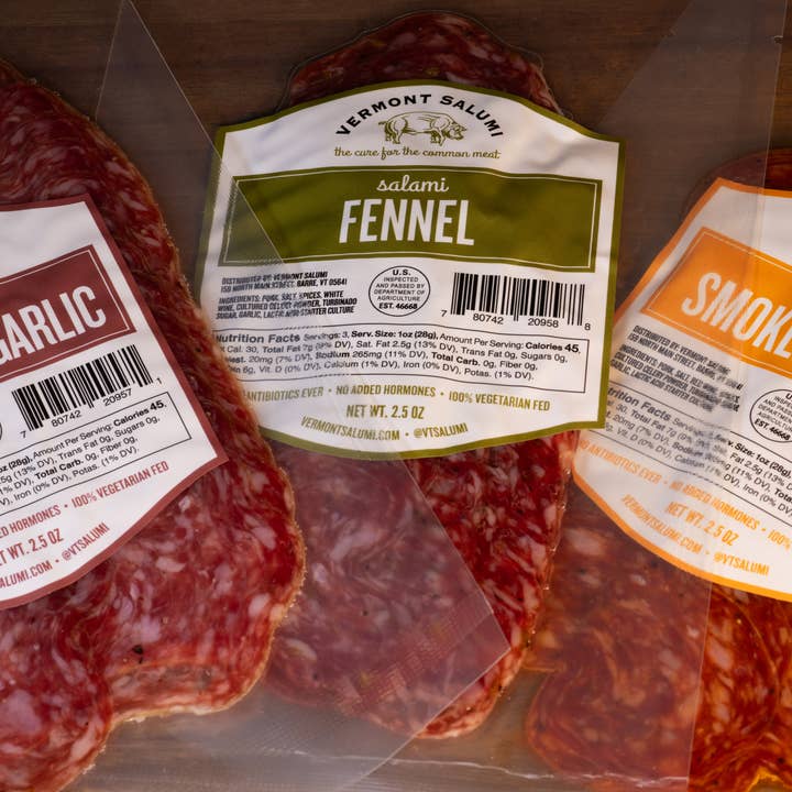 Vermont Salumi - Wholesale Salami - Fennel Sliced Salami2