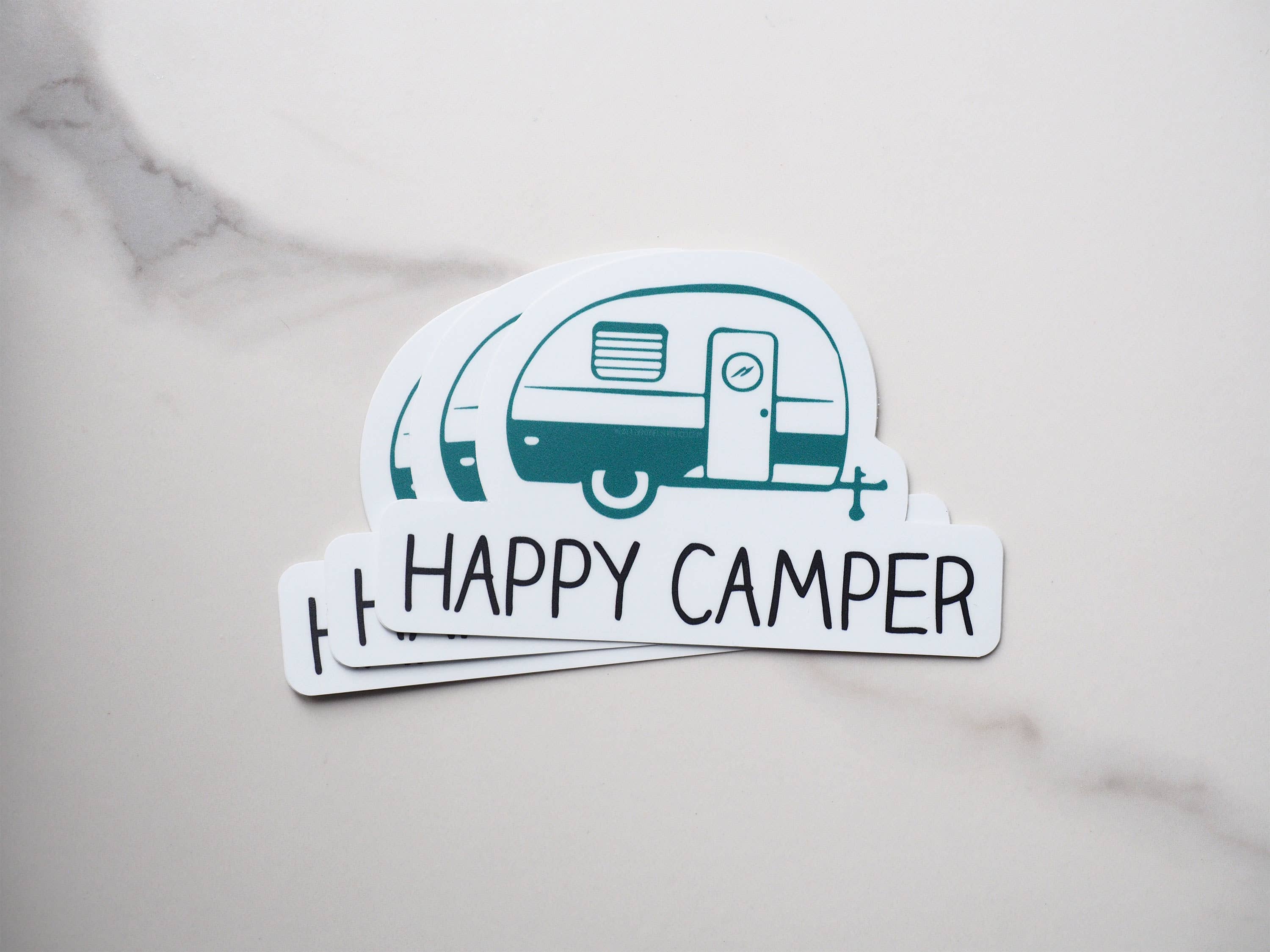 Sentinel Supply – Großhandel Aufkleber – Happy Camper Aufkleber, niedliche Autoaufkleber für Wohnmobile5