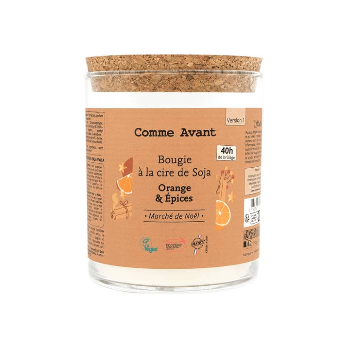 Comme Avant - Wholesale Jar/Filled Candle - Soy wax candle - 190g (duration 48h)6