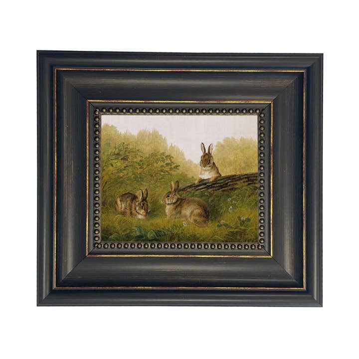 Madison Bay Co. - Historical Home Decor Reproductions - Wholesale Art print - Bunnies in the Field by Tait Vintage Painted Print on Canvas15
