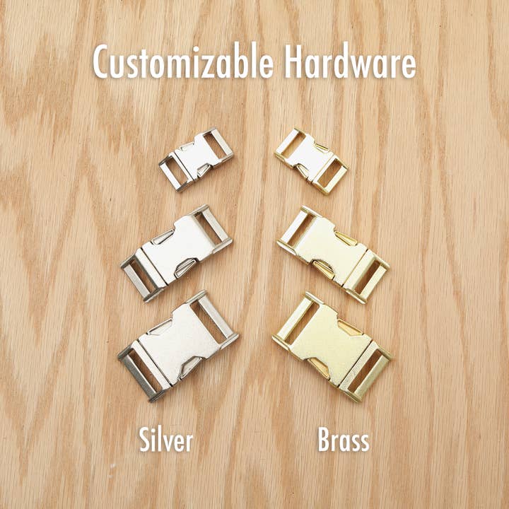 Mimi Green - Wholesale Pet Collar - Dog - Leather Dog Collar Side Release Buckle (3 colors)
