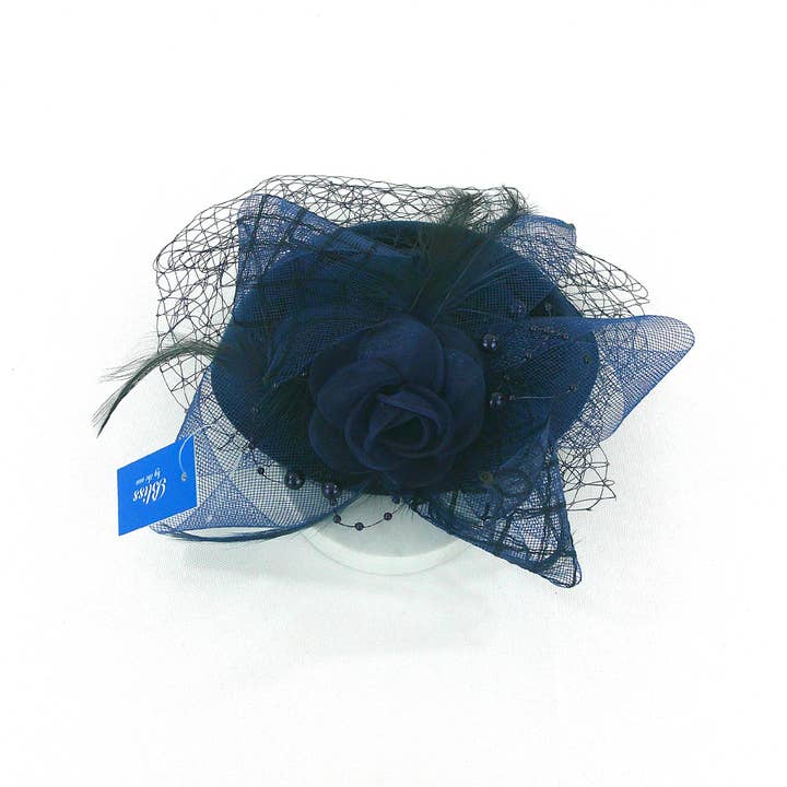 TAPA fashion - Wholesale Fascinator Hat - Women's - Kentucky Derby & Tea Party Flower Feather Hat FF917 (2PC)15