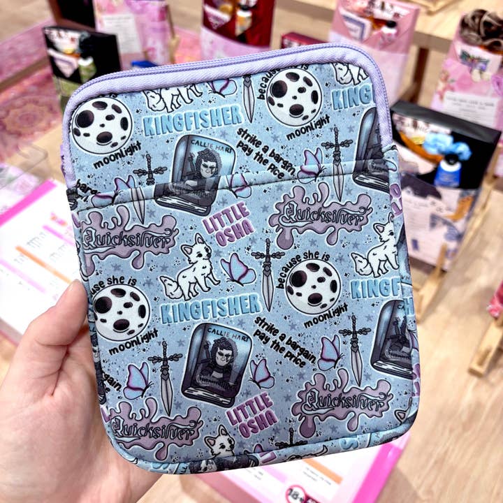 Quicksilver Kindle Sleeve for wholesale by Posh Paperie