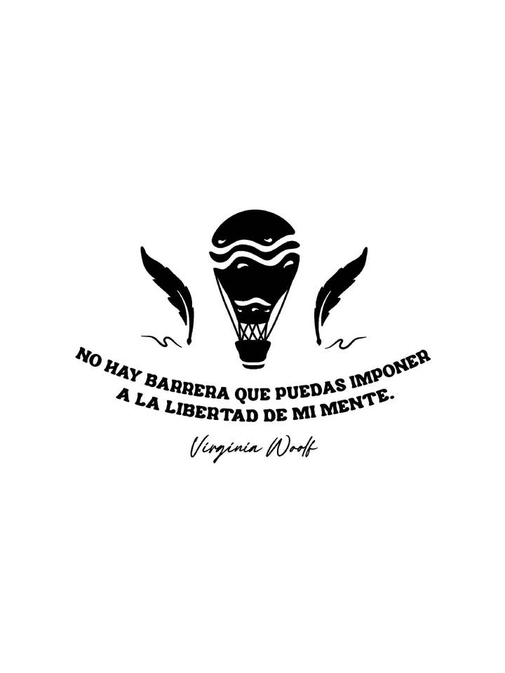 Blank There is no barrier 🖊 Virginia Woolf for wholesale on Faire4