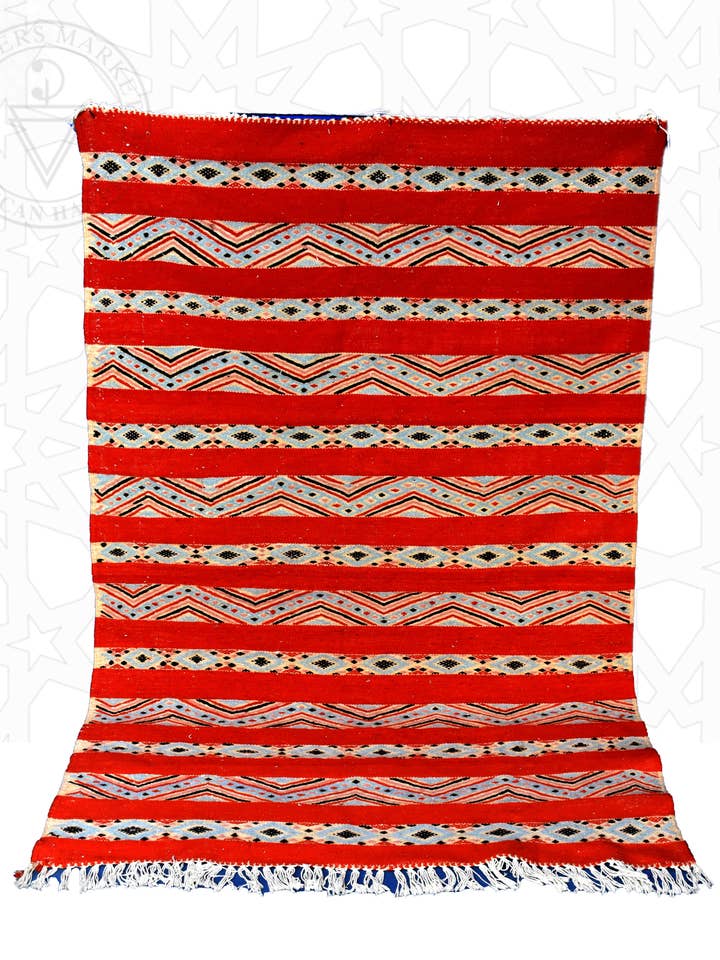 Tapete marroquino flatweave kilim por atacado de Berbers Market