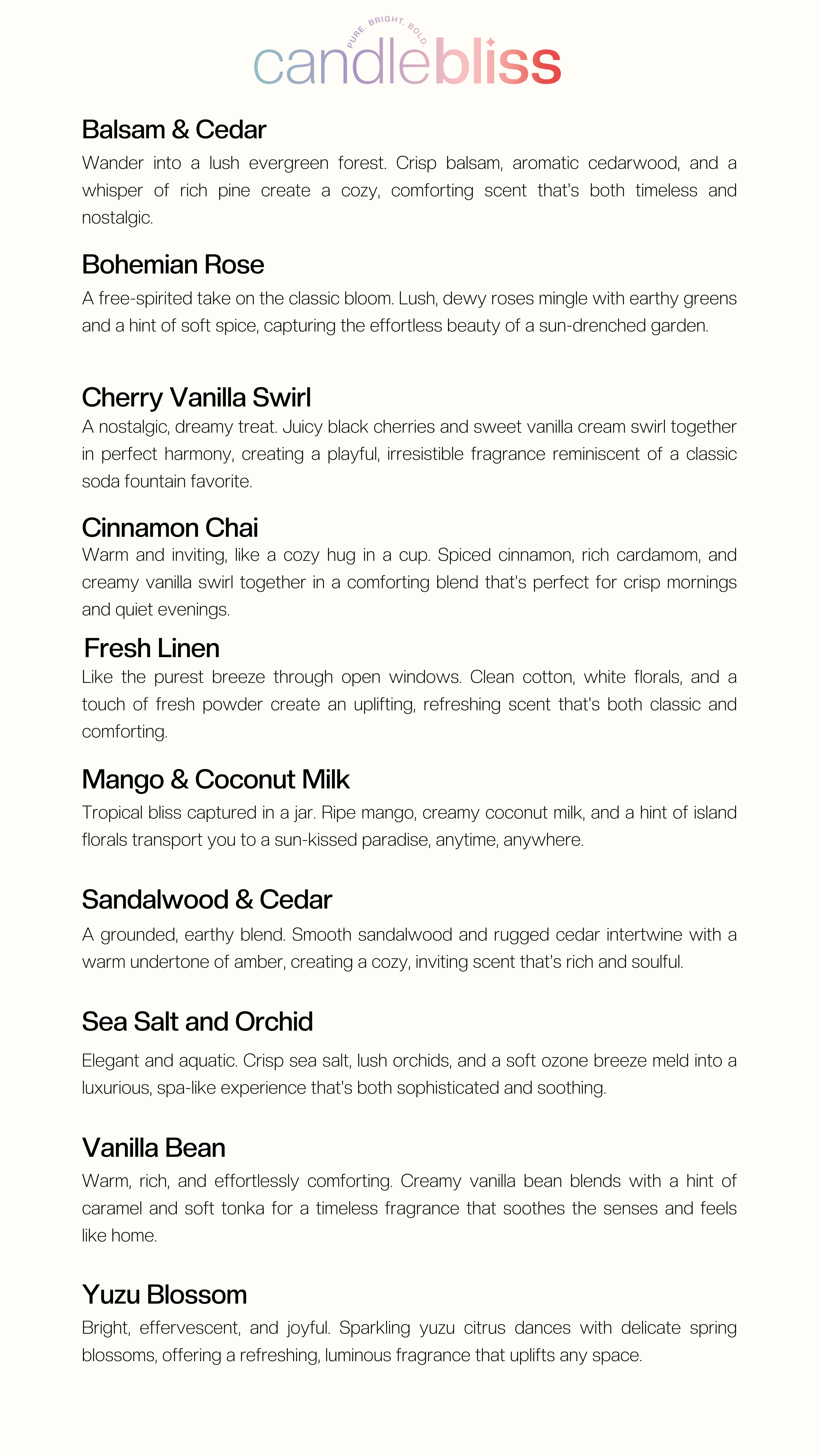 Candle Bliss – Engroshandel Glaslys – Engros duftlys – forudmærkede og klar til hylden4