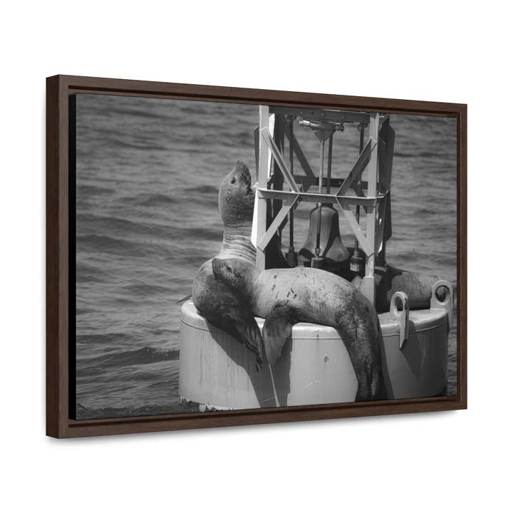 Lazy Boys (toile encadrée en bois) pour la vente par Pretty Average Photography