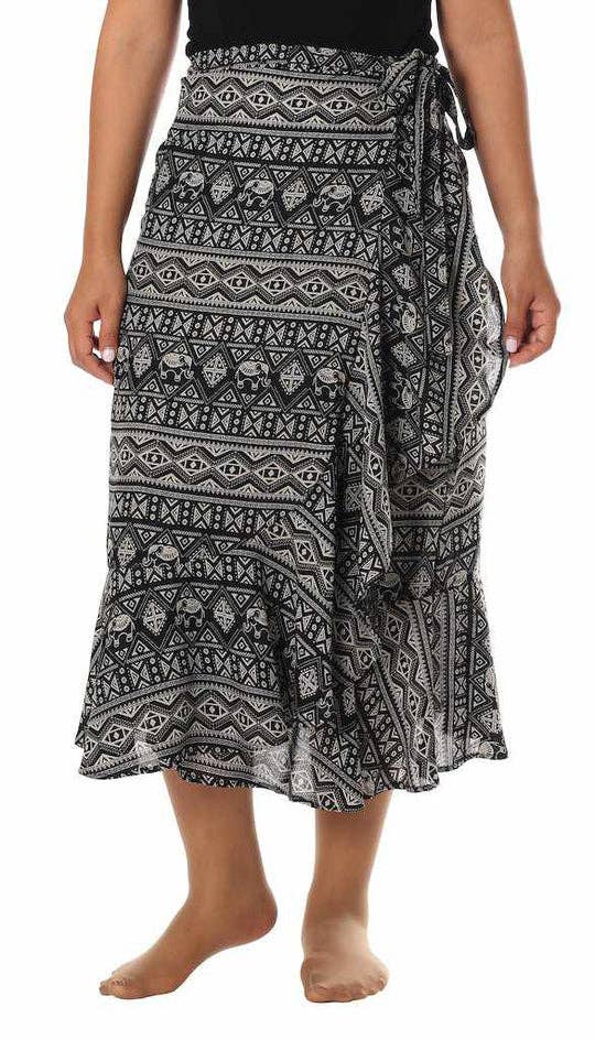 Studio 12 Collective (previously Ethnic Lanna) - Wholesale Skirt - Women's - Wrap Skirt Women's Printed Pattern - Thailand8
