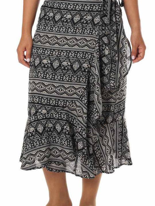 Studio 12 Collective (previously Ethnic Lanna) - Wholesale Skirt - Women's - Wrap Skirt Women's Printed Pattern - Thailand8