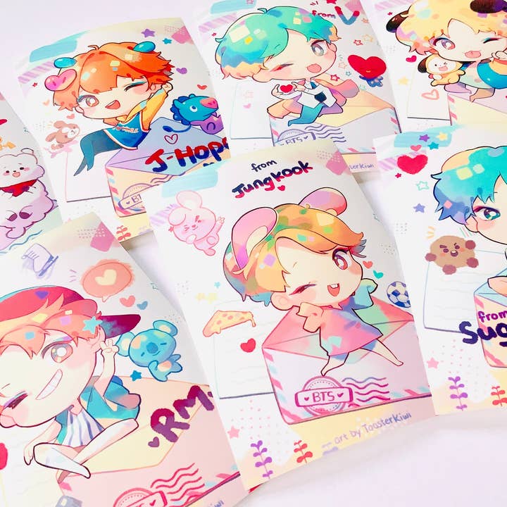 ToasterKiwi – wholesale Keychain – Unisex – BTS Charms (2 inch clear acrylic)1