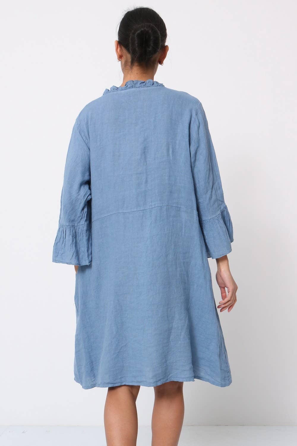 LÉA & LUC - Wholesale Dress - Women's - Short dress in 100% linen REF.134423