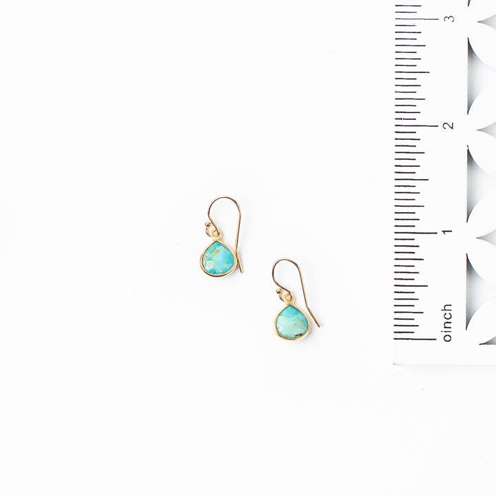 Anne Vaughan Designs Jewelry - Wholesale Dangle Earrings - Favorites Turquoise Simple Earrings1