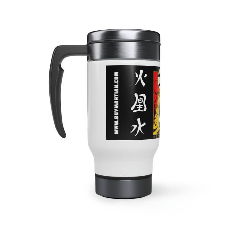 Buy Martian Merch™ - Wholesale Insulated Mug/Tumbler - Buy Martian Merch ™ | Anime 001 Stainless Steel Travel Mug with Handle, 14oz2
