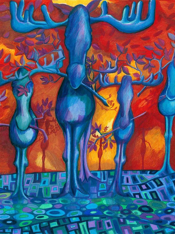 BLAUW ELANDENBOS voor wholesale door Sevigny Studio