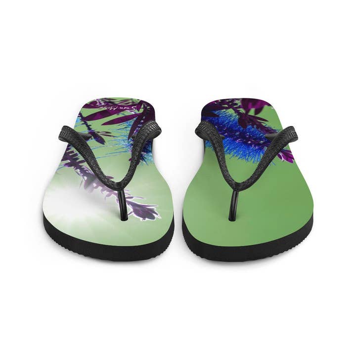 Sara Marie Hawai'i – Großhandel Flip-Flops – Damen – Gummipantoffeln - Abstract Flower Burst 1