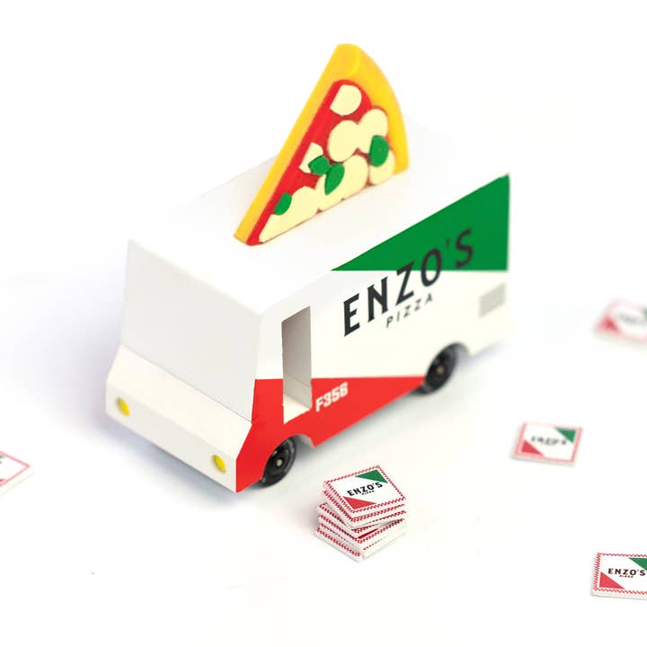 Candylab Toys - Wholesale Toy Car/Truck - Kids - Pizza Van