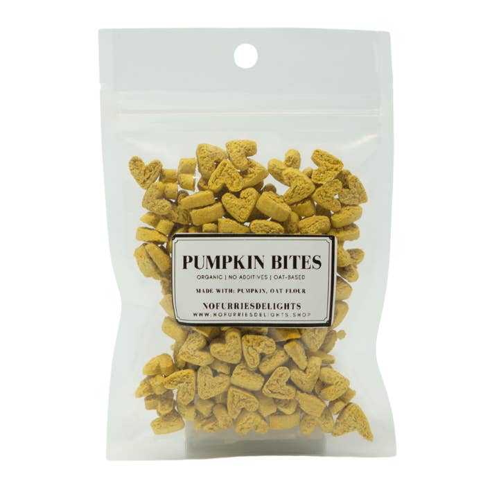 No Furries Delights - Wholesale Pet Supplement - Not Cat/Dog - Pumpkin Bites (50g | 1.76oz)4