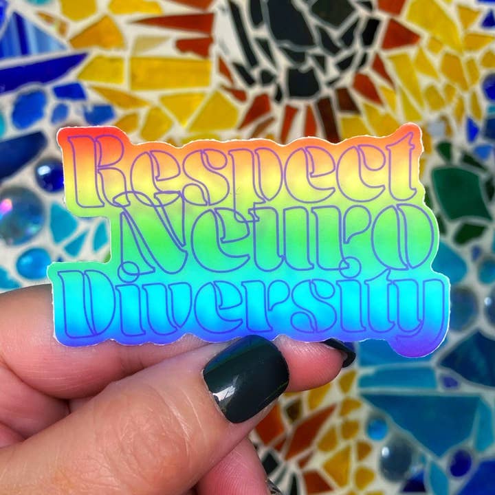Sticker Respect Neurodiversité pour la vente par The Art of Jaymee Laws
