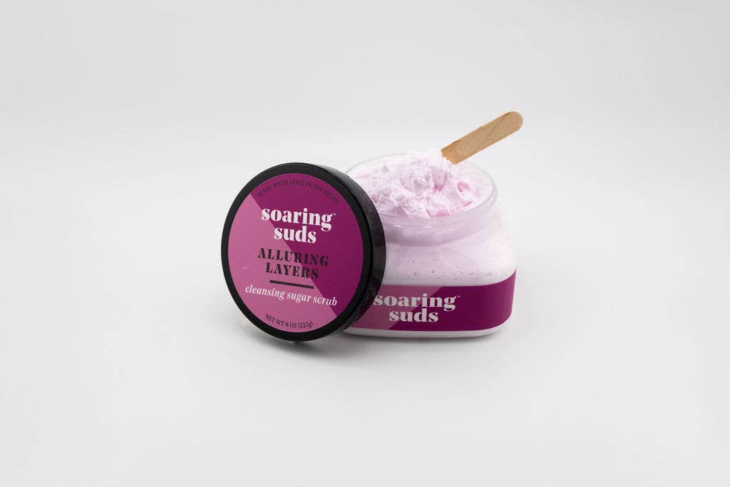 Soaring Suds Soap Co., LLC - Wholesale Body Scrub/Exfoliant - Alluring Layers Cleansing Sugar Scrub1