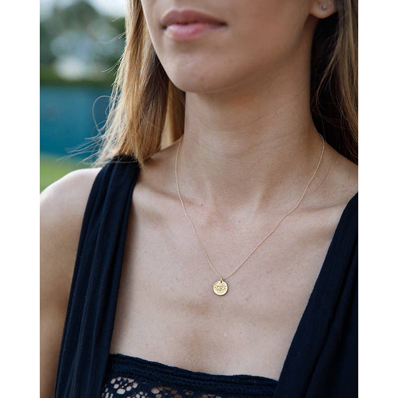 Ornamental Things - Wholesale Pendant/Charm Necklace - Gold Evil Eye Medallion Necklace2