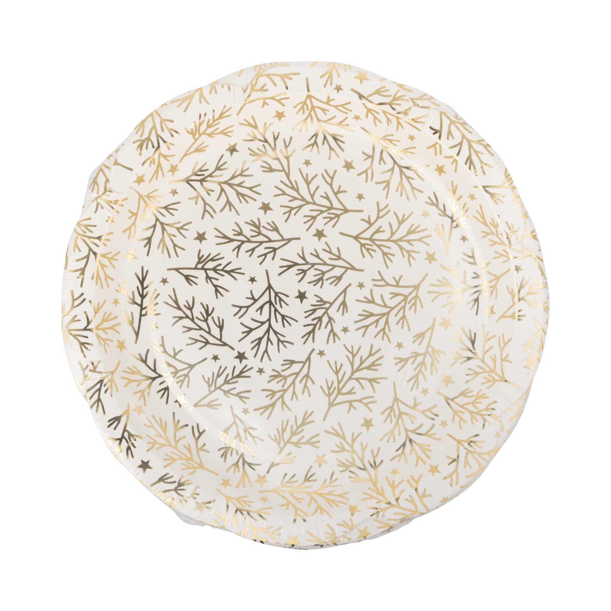 My Mind’s Eye - Vente Assiette jetable - PLPL1833 - Assiette en papier à motifs dorés2