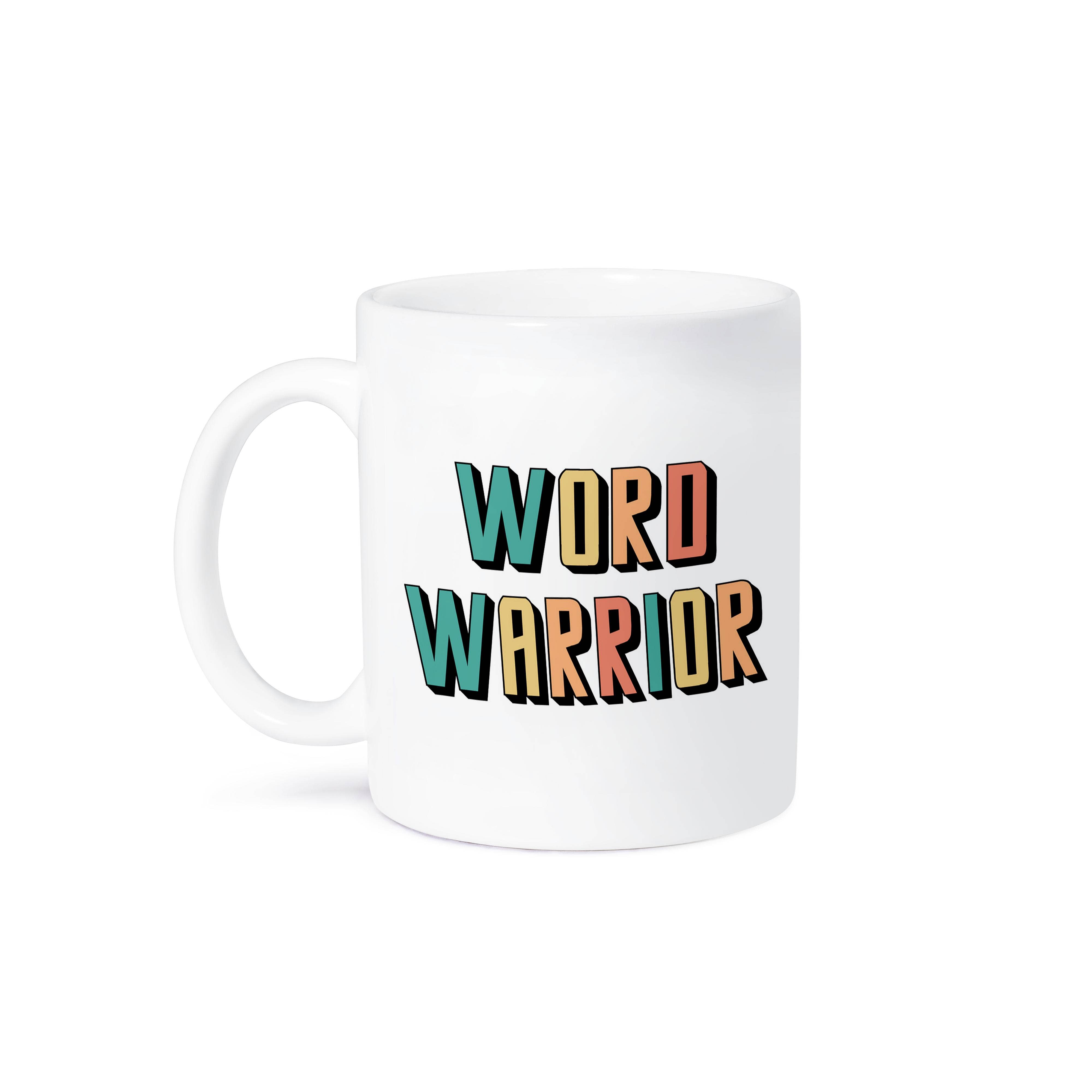 3dRose - Wholesale Coffee Mug - 3dRose, Funny Cool Colorful Word Warrior Text for Word Games, Crossword, Mug8