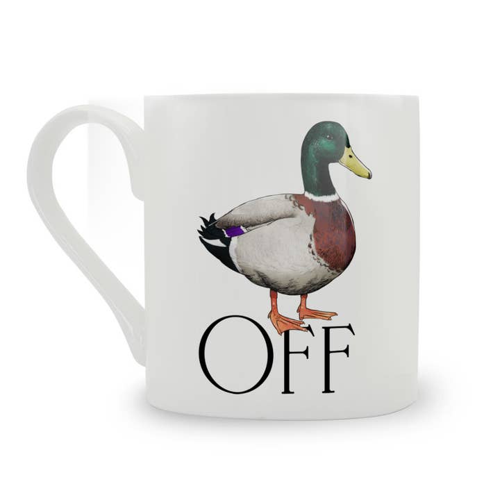 Stubbs Mugs - Wholesale Koffiemok - Wild Giggles Duck Off Bone China mok1