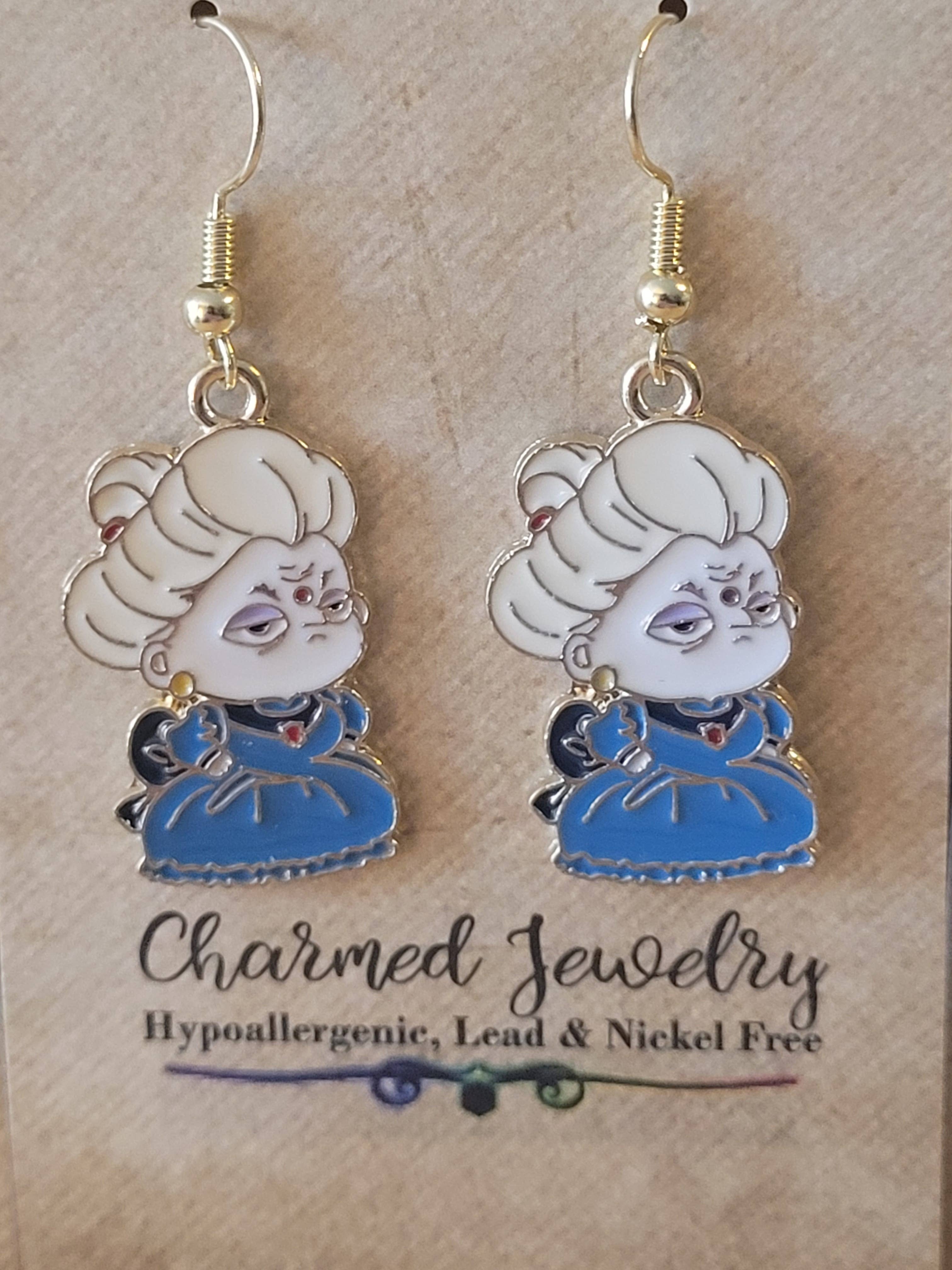 Con-Quest Crafts - Wholesale Dangle Earrings - Anime Inspired Earrings, Necklaces inspired by studio Ghibli7