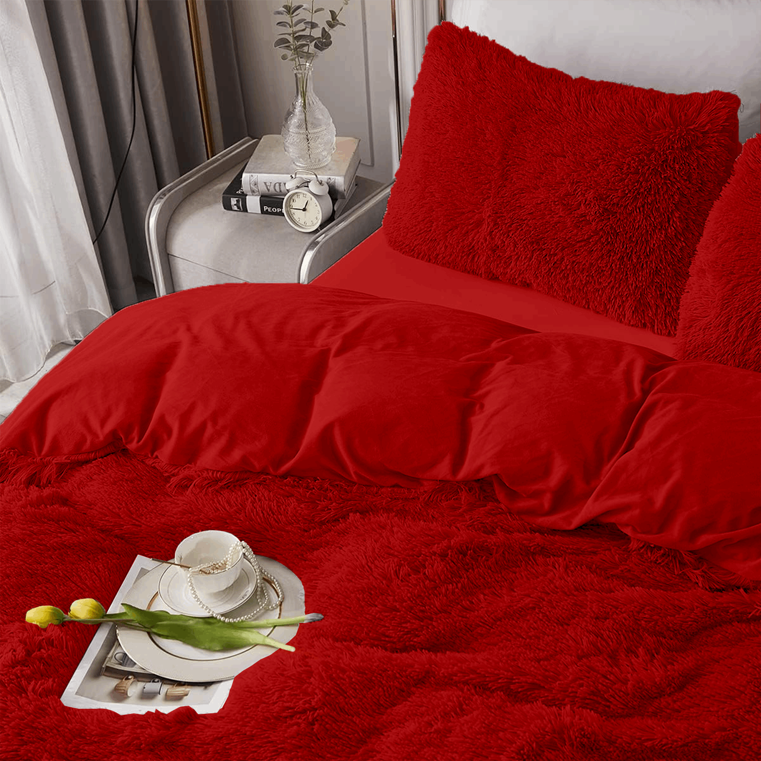 Beach Stone – wholesale Bedding set – Teddy Cuddles Hug & Snug Duvet Cover Bedding Set With Pillowcase Cosy & Warm57