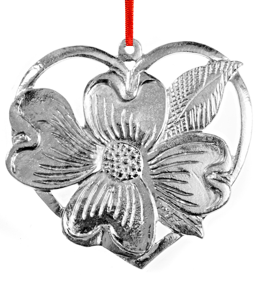 House of Morgan Pewter - Vente Objets de décoration - Cadeaux de fleurs de cornouiller - Ornements de cornouiller - Attrape-soleil fleur8