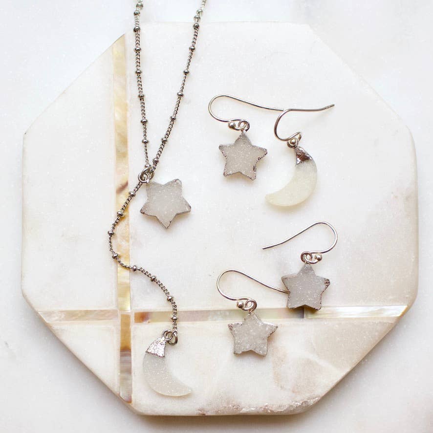 a.v. max - Wholesale Halskettinghanger - Over The Moon Stone Y-hals|Labradoriet|Citroen|Chalcedoon|WRM24