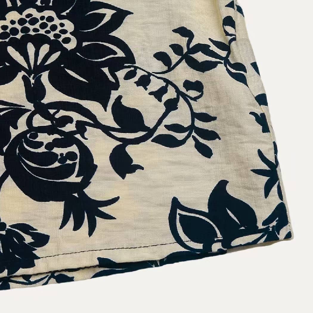 APRICOT Trendy Floral Print V Neck Long Sleeve Top for wholesale on Faire3