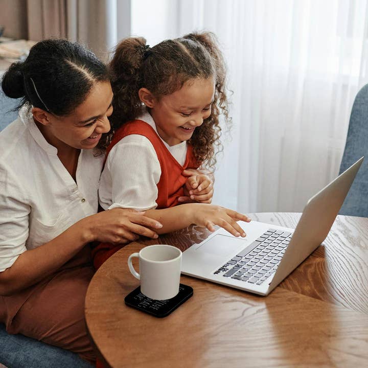 3dRose - Wholesale Coasters - 3dRose, Drink Wine Save Animals Take Naps. Thin white letters on black., Coaster8