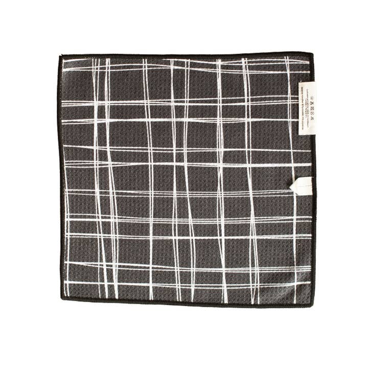 Black White 8 Track: Reversible Hand Towel for wholesale on Faire