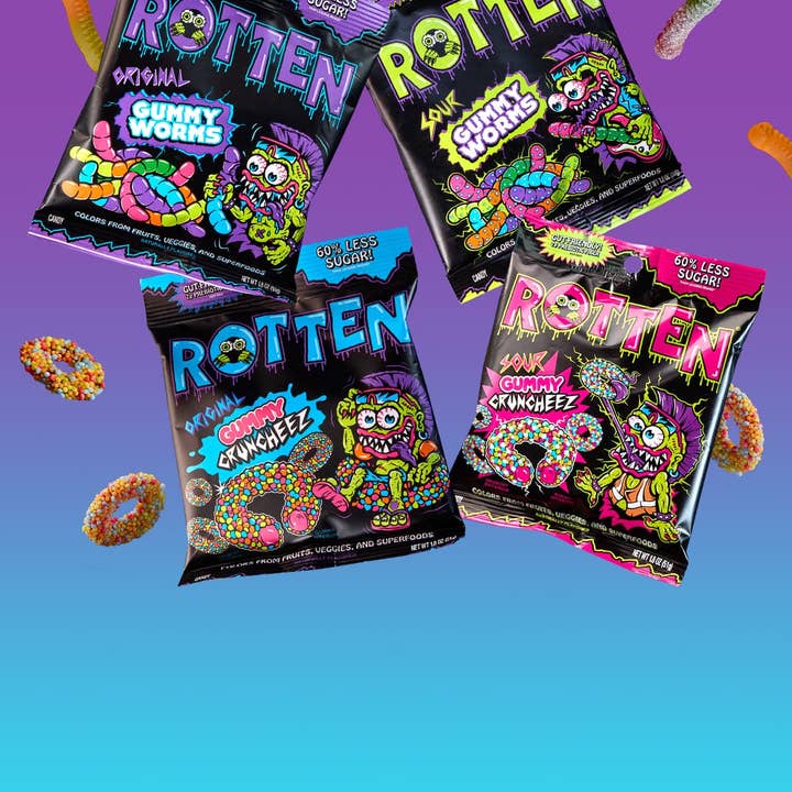 Fizz and Sweets Wholesale - Wholesale Gummy - Rotten Sour Gummy Cruncheez2