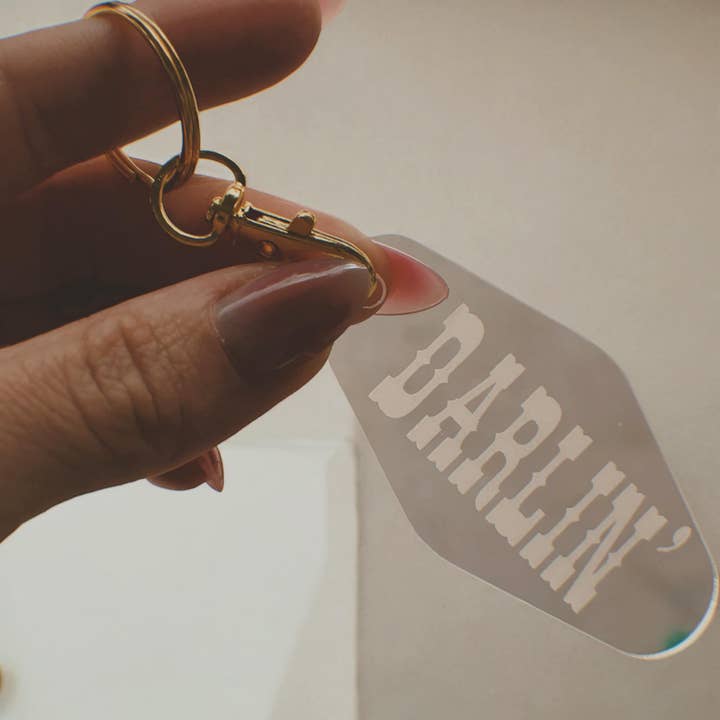 GoneWestDesigns - Wholesale Keychain - Unisex - Darlin' Keychain Western Keychains Western Accessory