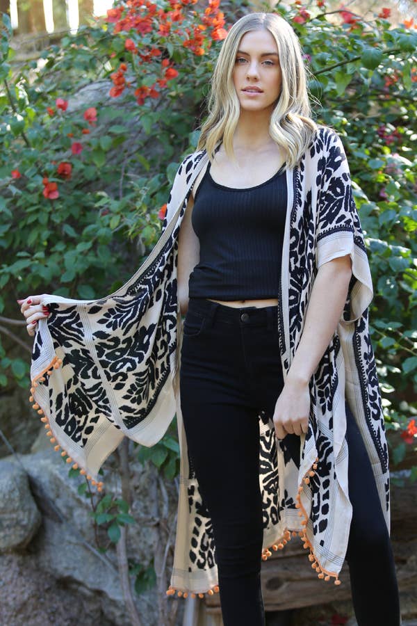 ANGIE - Vendita all'ingrosso Kimono - Donna - X2W48-BR967