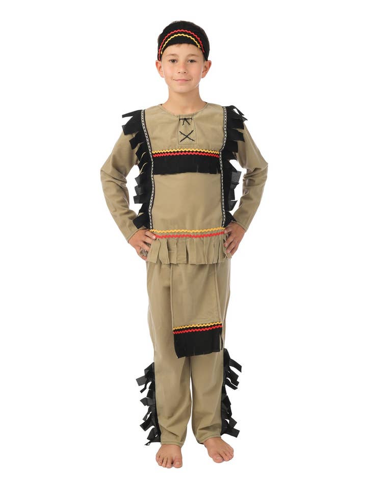 Indisches Kostüm - Kinder - Beige - 10/12 Jahre für den Großhandel von P'tit Clown