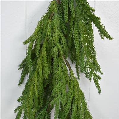 David Christopher's Collection - Wholesale Bunting/Garland - 58” Natural Touch Norfolk Pine Garland