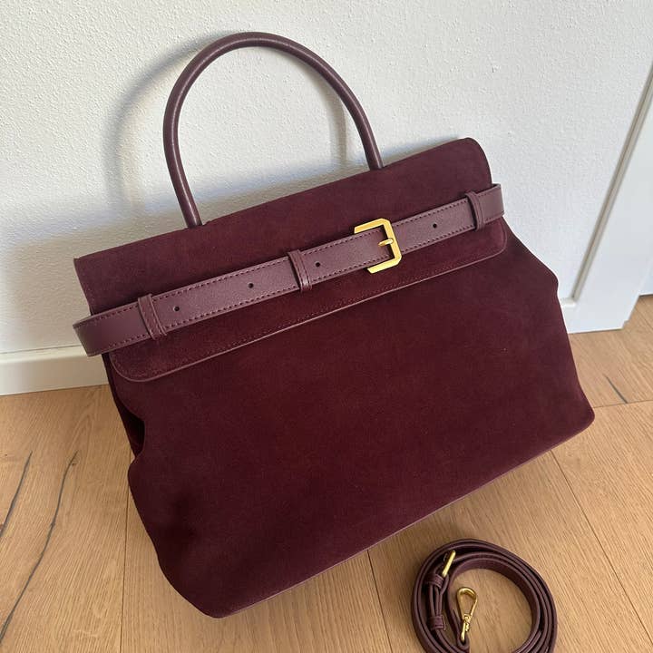 Zhade - Wholesale Top Handle Bag - Women's - PRISCILLA - suede14