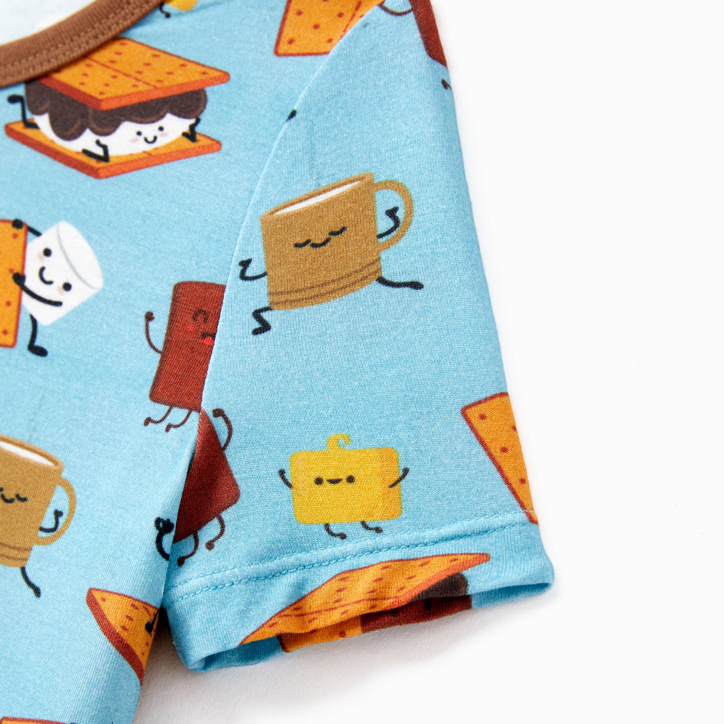 Green Bamboo Family Matching PJs Sets Cute Tops & Long Pants for wholesale on Faire17