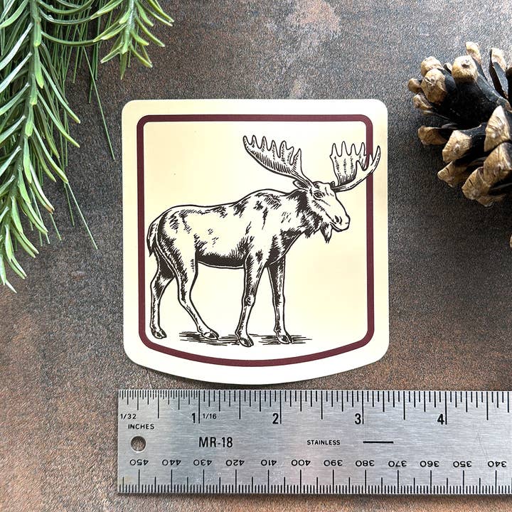 Pegatina de alce | Insignia | Calcomanías | Regalos para venta al por mayor de Counter Couture