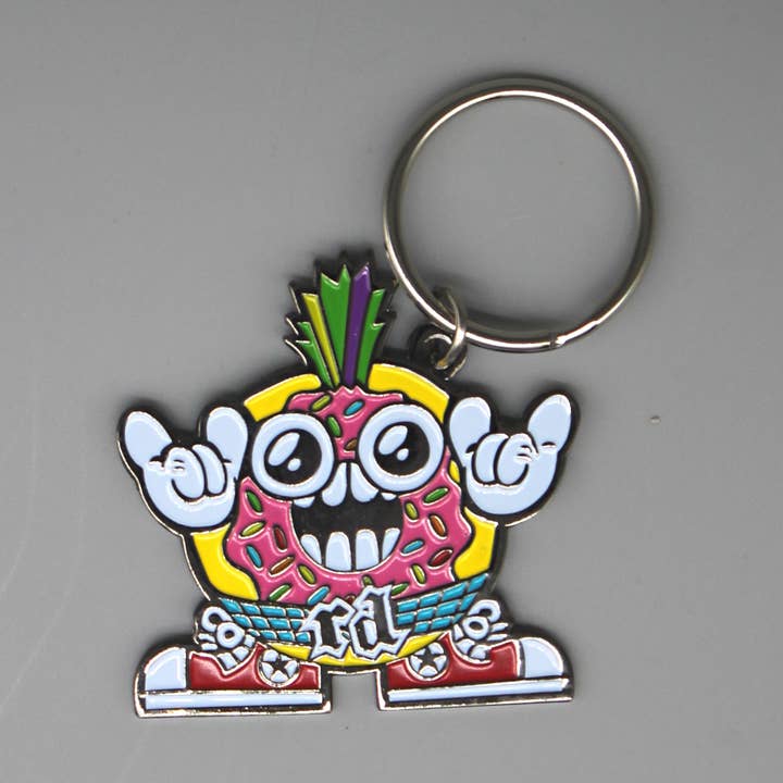 Rebel Rocker Donut - Schlüsselanhänger für den Großhandel von Metal the Brand