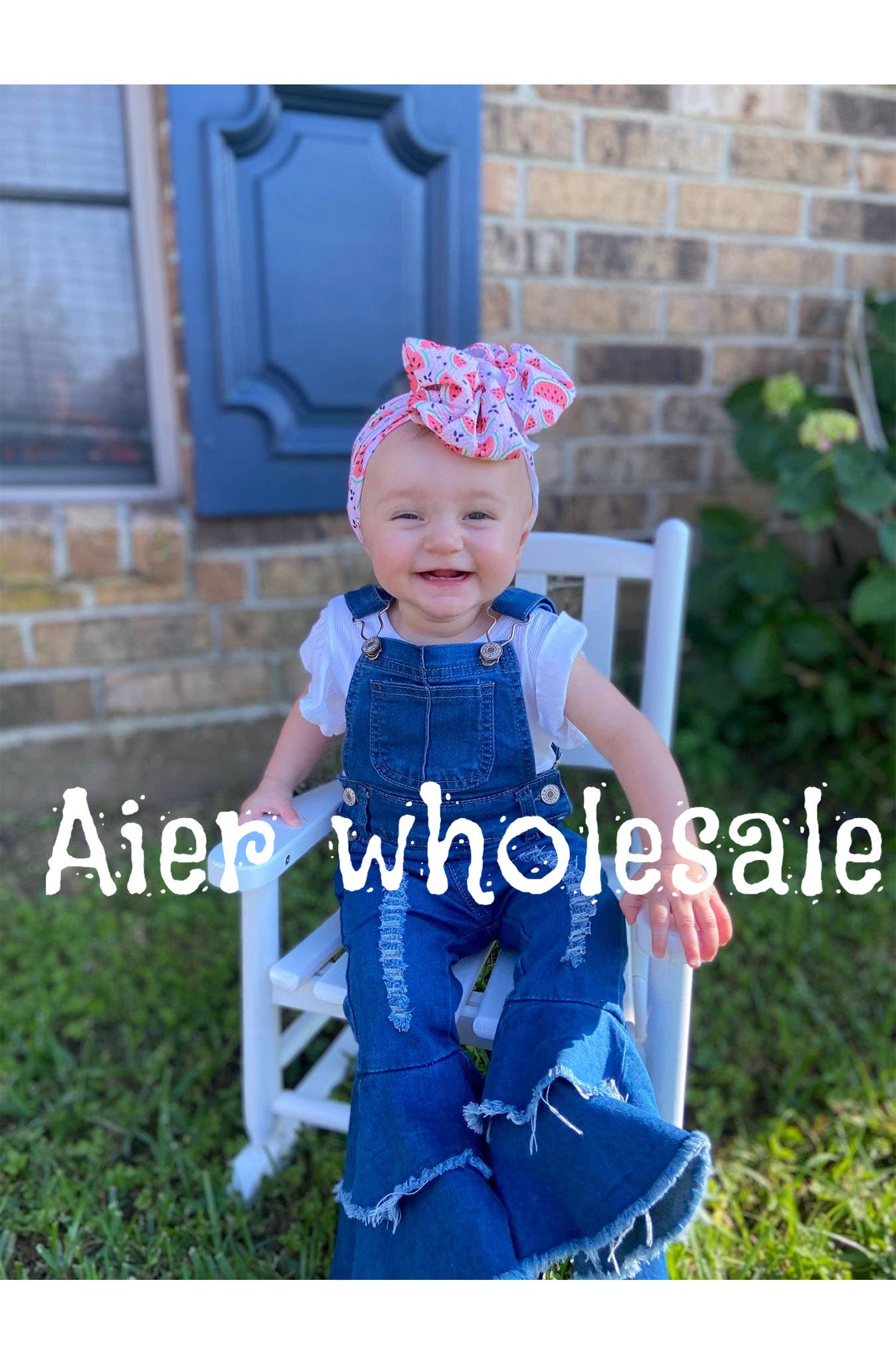 Aier Wholesale - Wholesale Overalls - Kids - Denim Overall2