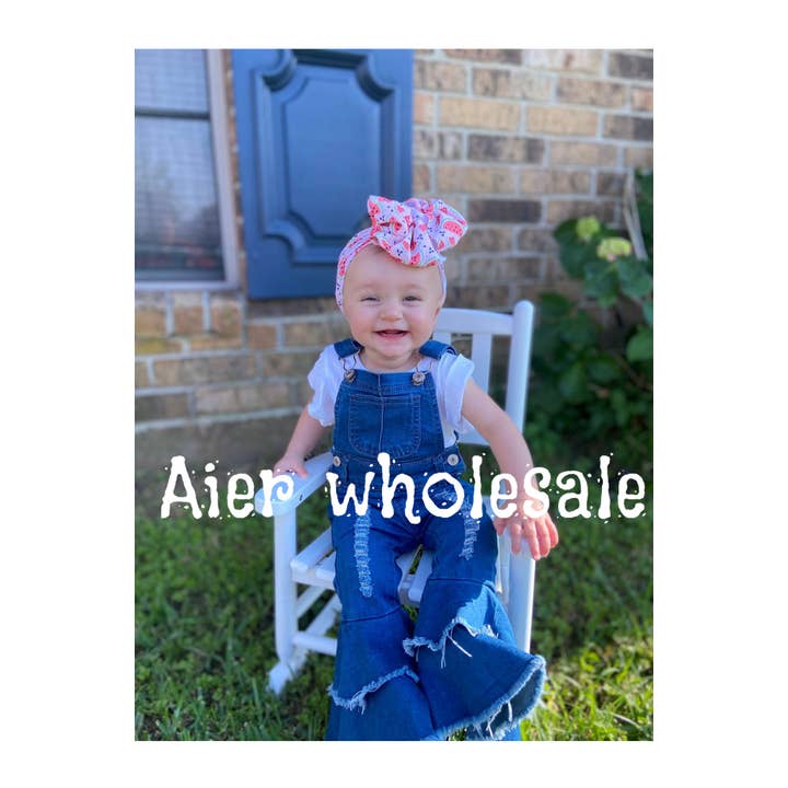 Aier Wholesale - Vente Salopette – enfant - Short en denim2
