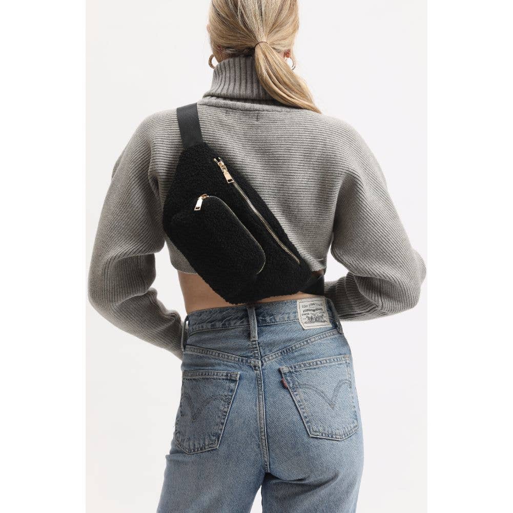 Moda Luxe - Wholesale Belt Bag - Women's - Orson Sherpa Shearling Belt Bag14