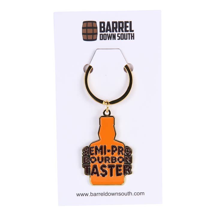 Llavero esmaltado SemiPro Bourbon Taster para venta al por mayor de Barrel Down South